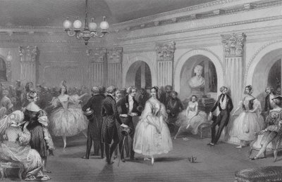 Det gröna, Operans rum (gravyr) av Eugene-Louis (after) Lami