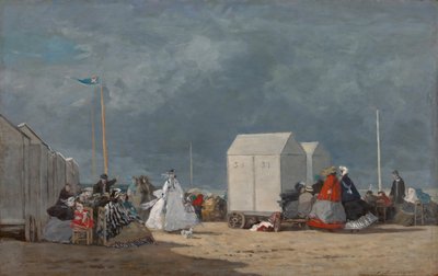 Närmar sig storm, 1864. av Eugene Louis Boudin