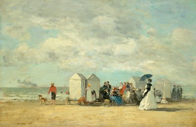 Strandscen, 1862. av Eugene Louis Boudin