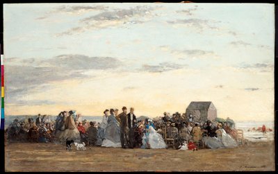 Strandscen, 1865 av Eugene Louis Boudin