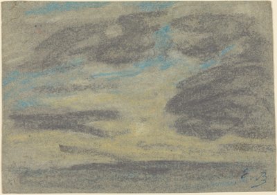 Moln över havet, 18601865. av Eugene Louis Boudin