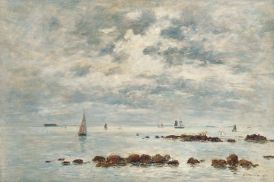 Lågvatten, Saint Vaast la Hougue, 1892 av Eugene Louis Boudin