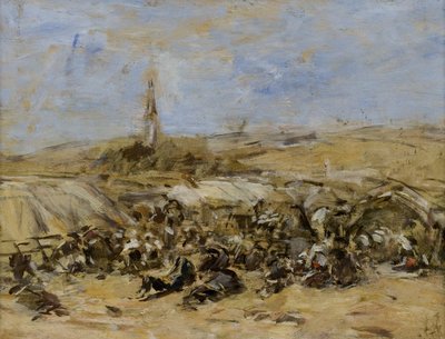 Förlåtelse av Ste-Anne-La-Palud av Eugene Louis Boudin