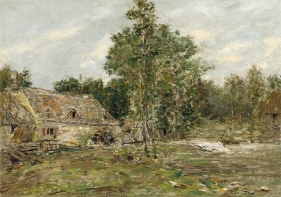 Saint-Cenery, bruket, ca 1890-92 av Eugene Louis Boudin