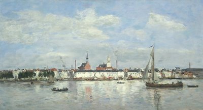 Kajen i Antwerpen av Eugene Louis Boudin