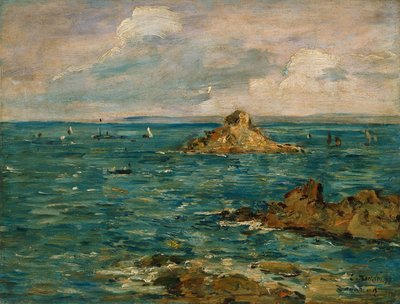 Havet vid Douarnenez av Eugene Louis Boudin