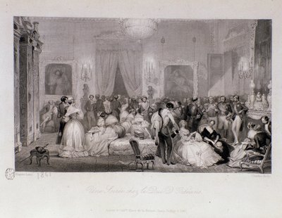 Ein gesellschaftlicher Abend mit dem Herzog von Orleans (Ferdinand-Philippe oder Ferdinand Philippe d