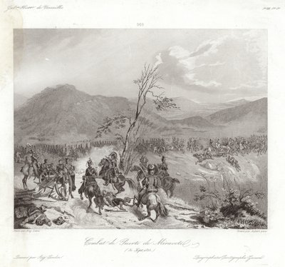 Strid i Puerto de Miravete av Eugene Louis Lami