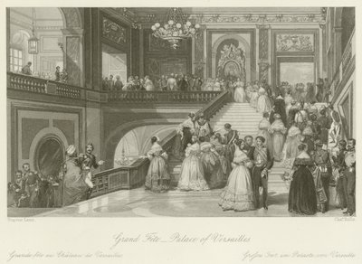 Grand Fete på slottet i Versailles av Eugene Louis Lami
