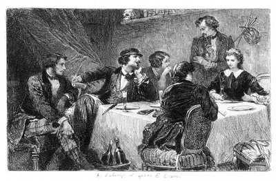 Illustration von Eugène Lami zu „Mimi de Pinson“ von Alfred de Musset von Eugene Louis Lami