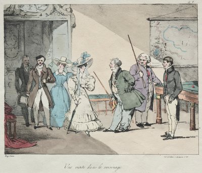 Life of the Chateau: Ett besök i grannskapet av Eugene-Louis Lami