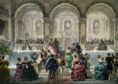 Paris, fest på Hotel de Ville av Eugene Louis Lami