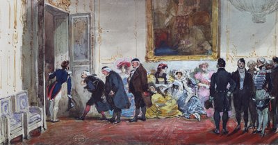 Die Audienz von Karl X. von Eugene-Louis Lami