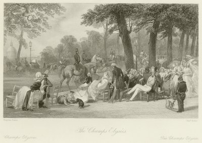 Die Champs Elysees von Eugene Louis Lami