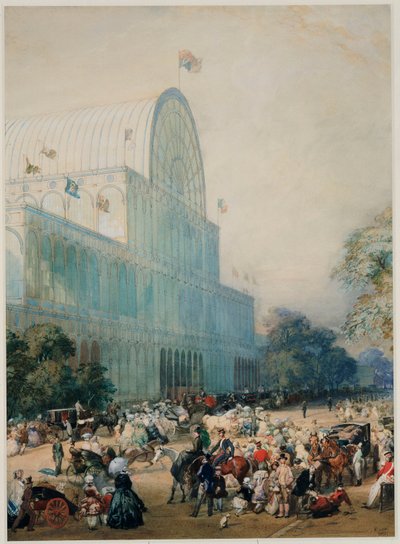 Invigningen av Crystal Palace, 1851 av Eugene Louis Lami