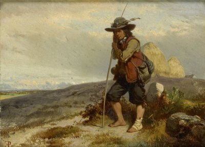 En ung herde av Eugene Modeste Edmond Lepoittevin
