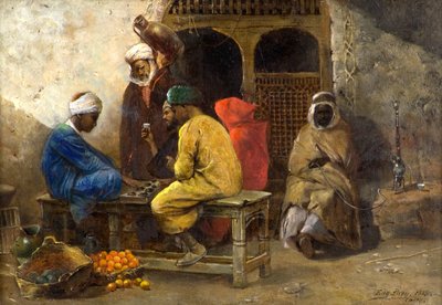 En arabisk marknad av Eugene Pavy