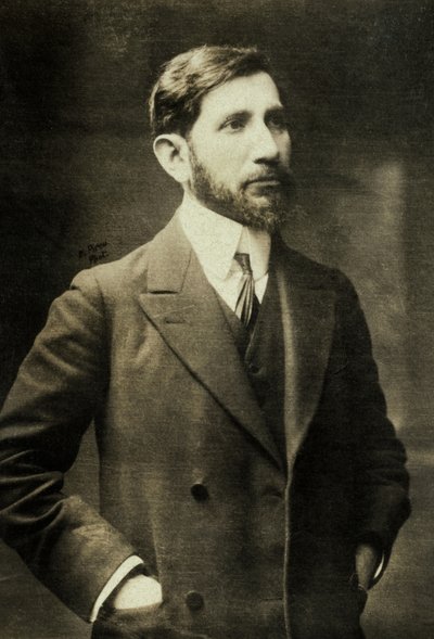Porträtt av Charles Maurras (fotografi) av Eugene Pirou