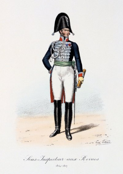 Underinspektör för recensioner, 1814-17 av Eugene Titeux