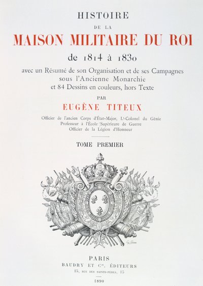 Titelblad, 1814-1830 av Eugene Titeux