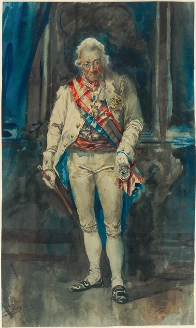 Kung Karl IV av Spanien av Eugenio Lucas y Padilla
