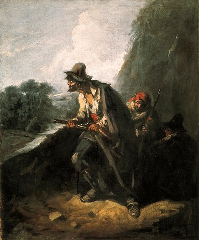 "Banditerna" (målning) av Eugenio Lucas y Padilla