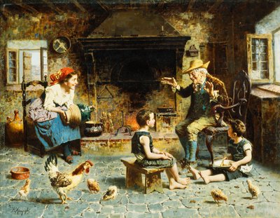 Farfars besök av Eugenio Zampighi