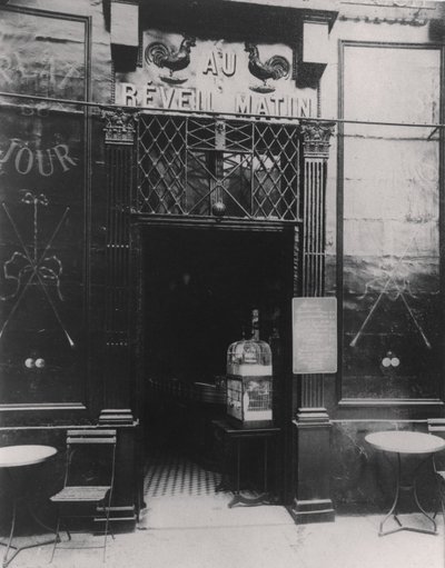 När du vaknar på morgonen, rue Amelot, 11:e arrondissement, Paris av Eugène Atget