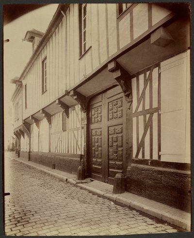 Beauvais, House, 27 Rue Pantaléon. av Eugène Atget