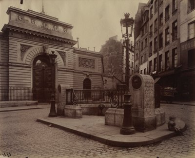 Fontän för LÉcole Polytechnique, 1902. av Eugène Atget