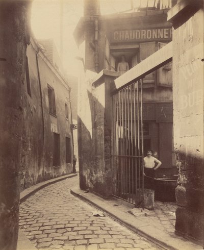 Metallarbetare, passage de la Réunion av Eugène Atget