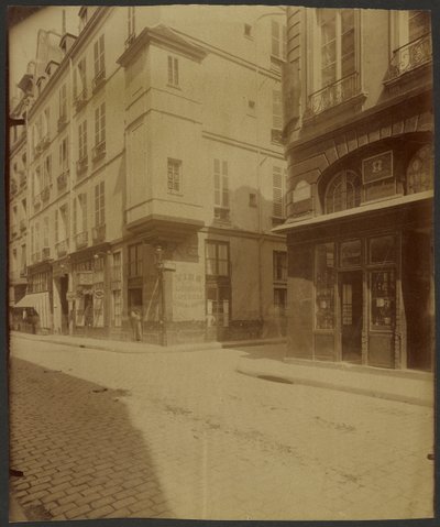 Torn på rue Saint Paul.  Uppges ha varit kontor för Botal, Henrik III:s läkare. av Eugène Atget