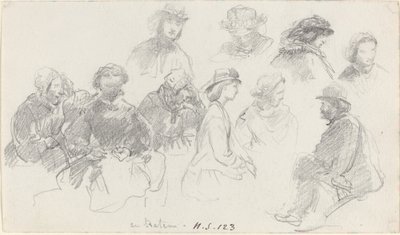 Passagerare ombord av Eugène Boudin