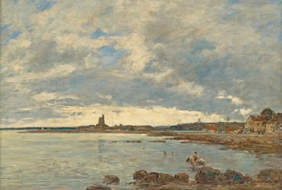 St Vaast-la-Hougue av Eugene Louis Boudin