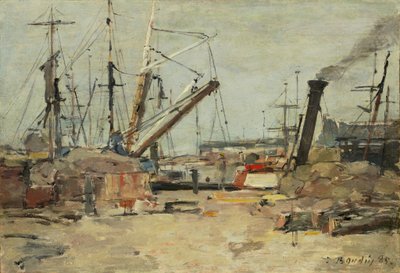 Trålarna av Eugène Boudin