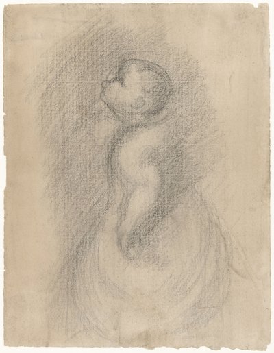 Baby, sett från sidan av Eugène Carrière