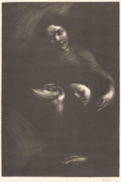 Hyllning till Tolstoj av Eugène Carrière