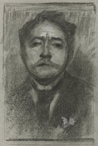 Porträtt av Jean Ajalbert av Eugène Carrière