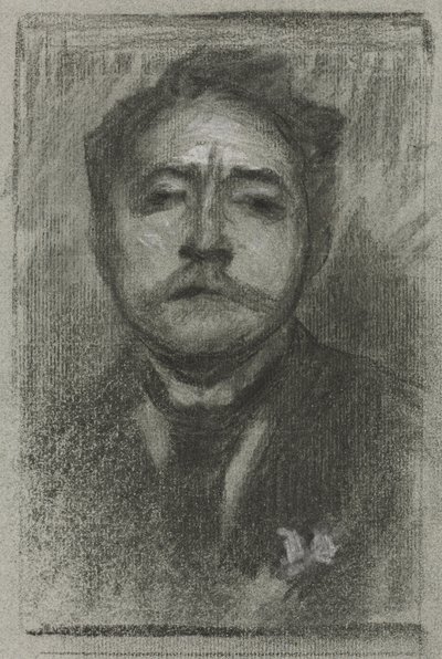 Porträtt av Jean Ajalbert, ca. 1893. av Eugène Carrière
