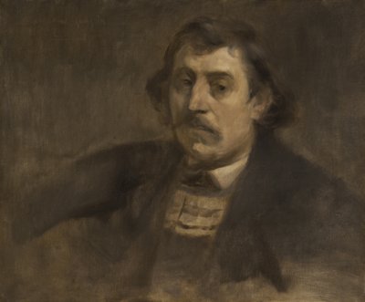 Porträtt av Paul Gauguin, 1891 av Eugène Carrière
