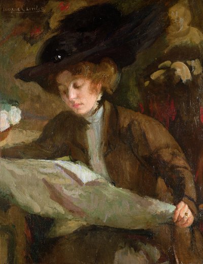 Morgonläsningen av Eugène Carrière
