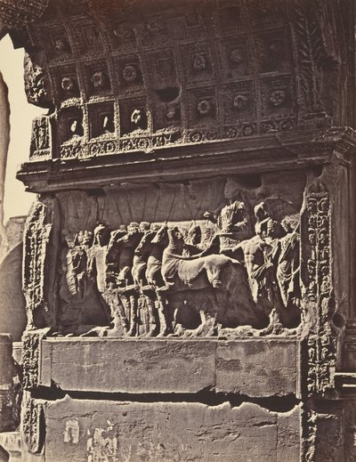 Basrelief av Titus båge, 1848-52. av Eugène Constant