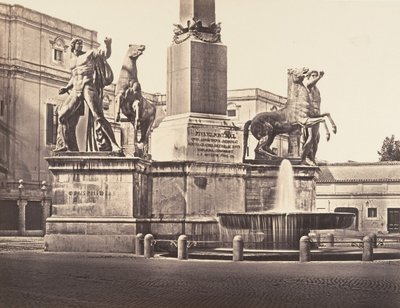 Monte Cavallo, 1848-52. av Eugène Constant