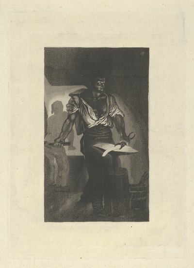 En smed, 1833., 1833. av Eugène Delacroix