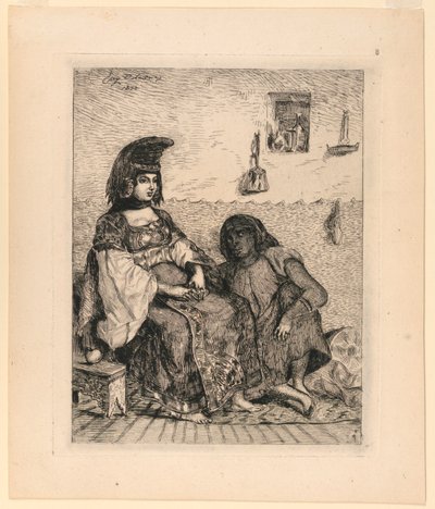 En judisk kvinna från Alger av Eugène Delacroix