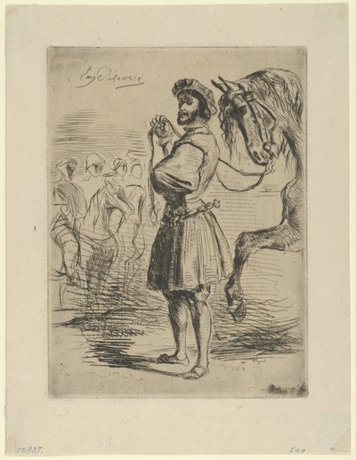 En adelsman från Francis I:s tid, 1833., 1833. av Eugène Delacroix
