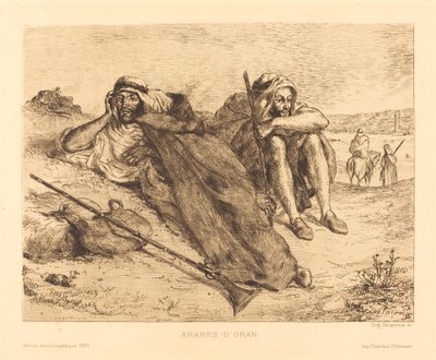 Araber från Oran av Eugène Delacroix