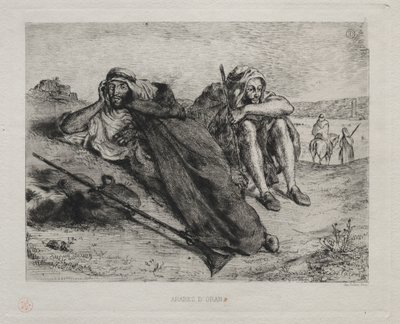 Araber från Oran av Eugène Delacroix