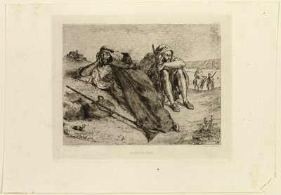 Araber från Oran av Eugène Delacroix