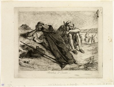 Araber från Oran av Eugène Delacroix